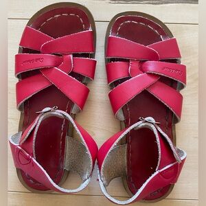 Red Salt Water sandals size 12T